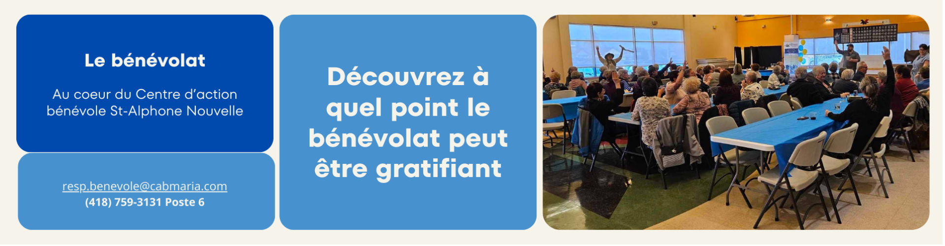 Devenir bénévole... Pourquoi pas?